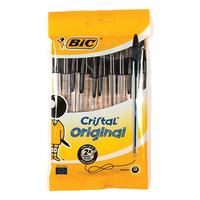 BIC Cristal Original Ballpoint Pens - Black (Black - Pack of 10)
