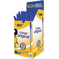 Bic Cristal Original Ball Pens - Blue (Box of 50)