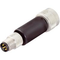 Binder 09-5284-00-04 Female Connector M8 Female Connector M12-Adaptor