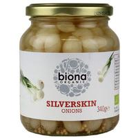 biona organic silverskin onions 340g