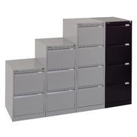 Bisley BS 4 draw filing cabinet Grey