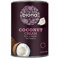 biona organic coconut cream 400ml