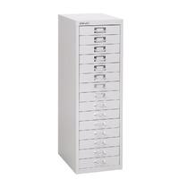 Bisley Soho Multi Drawers 15 Drawer Unit Doulton Blue