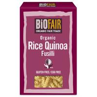 biofair organic rice quinoa fusilli pasta fair trade 250g