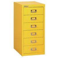 bisley 6 drawer multidrawer silver