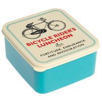 bicycle riders luncheon square lunch box