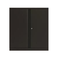 bisley 2 door cupboard black 1016mm