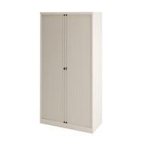 bisley white side tambour unit 1015mm 1 shelf by74777