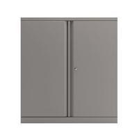 bisley 2 door cupboard goose grey 1016mm