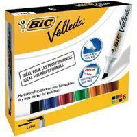 bic velleda 1781 drywipe assorted marker 875788