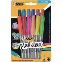 Bic Permanent Markers Fine Colour Intense Assorted 943163