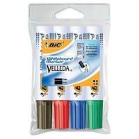 Bic Velleda 1781 Chisel Tip Whiteboard Marker Assorted Colours -