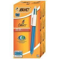 Bic 4-Colours Ballpoint Pen 1.0mm Tip 0.3mm Line BlueBlackRedGreen