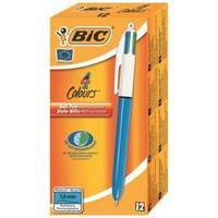 bic 4 colours ballpoint pen 10mm tip 03mm line blueblackredgreen