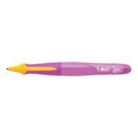 bic kids 04mm visible guide mechanical pencil pink barrel 1 x pack of