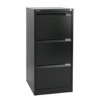 Bisley BS3E W470 x D622 x H1016mm Flush Front 3 Drawer Filing Cabinet