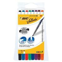 Bic Velleda 1721 Dry Wipe Assorted Colours Whiteboard Marker Pens Pack