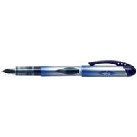 Bic Disposable Fountain Pen with Ink Window & Iridium Nib Blue