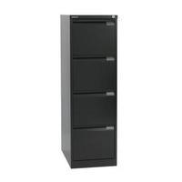 bisley bs4e w470 x d622 x h1321mm flush front 4 drawer filing cabinet