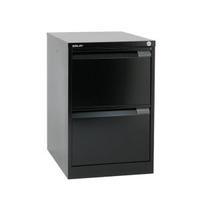 Bisley BS2E W470 x D622 x H711mm Flush Front 2-Drawer Filing Cabinet