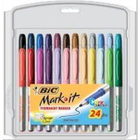 Bic Mark-It Fine Point Permanent Markers Colour Collection 235055
