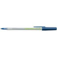 Bic Ecolutions Round Stic Recycled Slim Ballpoint Pen 1.0mm Tip 0.4mm