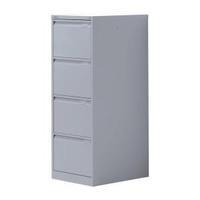 Bisley BS4E W470 x D622 x H1321mm Flush Front 4 Drawer Filing Cabinet