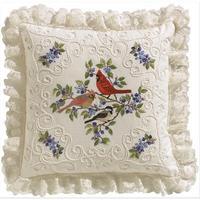 Birds And Berries Candlewicking Embroidery Kit-14X14 230217