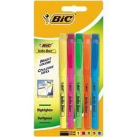 Bic briteliner Grip 1.6 to 3.3 mm Chisel Tip Highlighter Pen Assorted