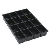 Bisley Insert Tray 216 Plastic for Storage Cabinet 16 Sections H51mm