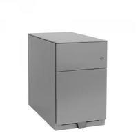 Bisley Note Pedestal Mobile 1 Stationery 1 Filing Drawer Goose Grey