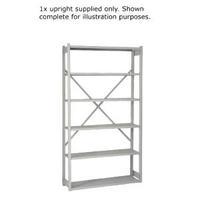 bisley w1000xd300mm grey shelving extension kit 1018esexk30 at4