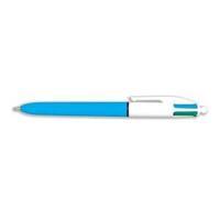 bic 4 colours ballpoint pen blister pack assorted colours of