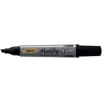 Bic Marking 2300 Chisel Tip Permanent Marker Black Pack of 12 Markers