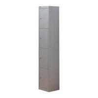 Bisley CLK124 H1802 x W305 x D305mm Steel Locker with 4 Doors Goose