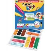 bic kids visa ultra washable water based fine felt tip pen assorted