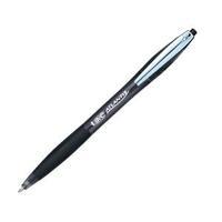Bic Atlantis Premium Retractable 1.0mm Black Ballpoint Pen Pack of 12