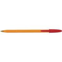 Bic Orange Fine Ballpoint Red Ink Pen Pack of 20 1199110112