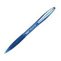 Bic Atlantis Premium Retractable 1.0mm Blue Ballpoint Pen Pack of 12