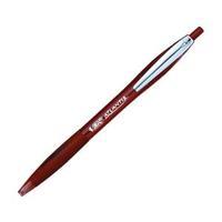 bic atlantis premium retractable 10mm red ballpoint pen pack of 12