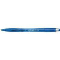 Bic Atlantis Stic Medium Blue Ballpoint Pen Pack of 12 837387