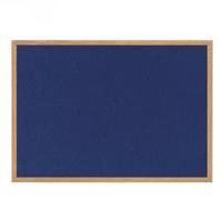 Bi-Office Earth-it Felt Notice Board 1200x900mm Blue RFB1443233