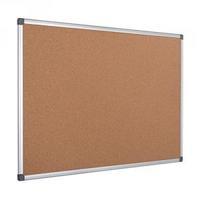 Bi-Office Aluminium Frame Cork Notice Board 1200x900mm CA051170
