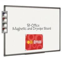 Bi-Office Magnetic Whiteboard 1200x900mm Aluminium Finish MB1406186