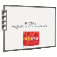 bi office magnetic whiteboard 1800x1200mm aluminium finish mb8506186