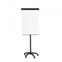 bi office frameless mobile magnetic flipchart easel 900x600mm