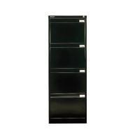 Bisley Black Four-Drawer Filing Cabinet BS4E Black