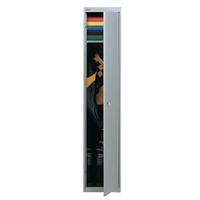 bisley goose grey 1 door locker w305xd305xh1802mm by08945