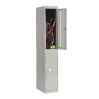 Bisley Goose Grey 2 Door Locker W305xD305xH1802mm BY09212