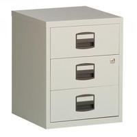 Bisley A4 Mobile Home Filer 3 Drawer Grey BY13461